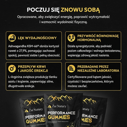 Performance Gummies. Twoje wsparcie 6w1.