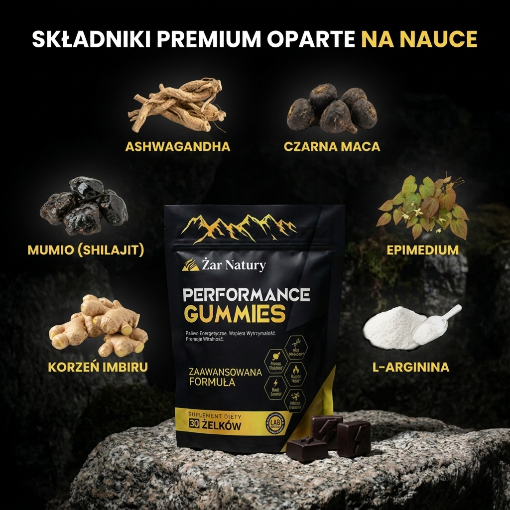 Performance Gummies. Twoje wsparcie 6w1.